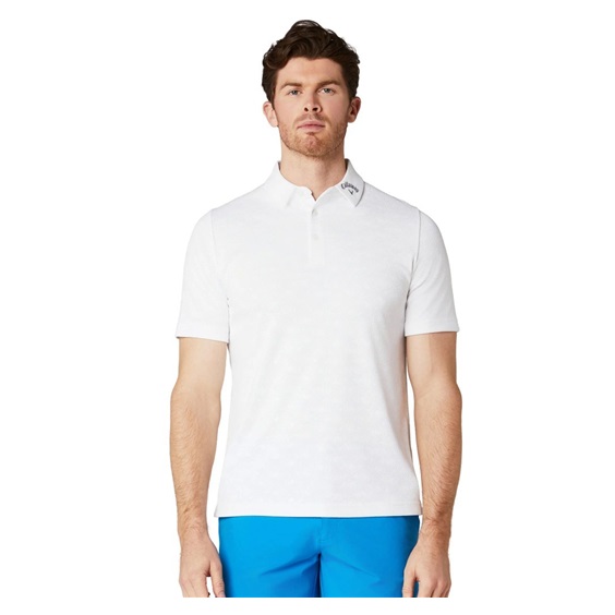 Callaway Odyssey Ventilated Jacquard Herren Poloshirt, weiss