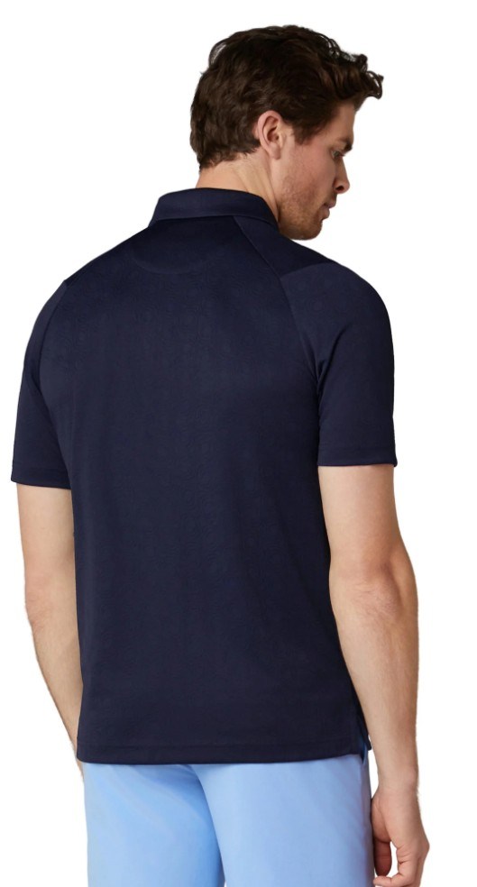 Callaway Odyssey Ventilated Jacquard Herren Poloshirt, peacoat