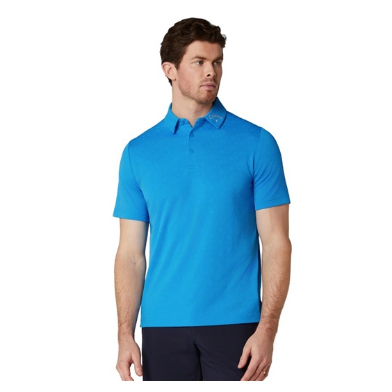Callaway Odyssey Ventilated Jacquard Herren Poloshirt, brilliant blue