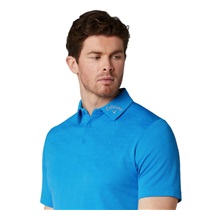 Callaway Odyssey Ventilated Jacquard Herren Poloshirt, brilliant blue