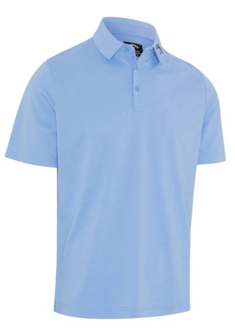 Callaway Odyssey Ventilated Jacquard Herren Poloshirt, vista blue