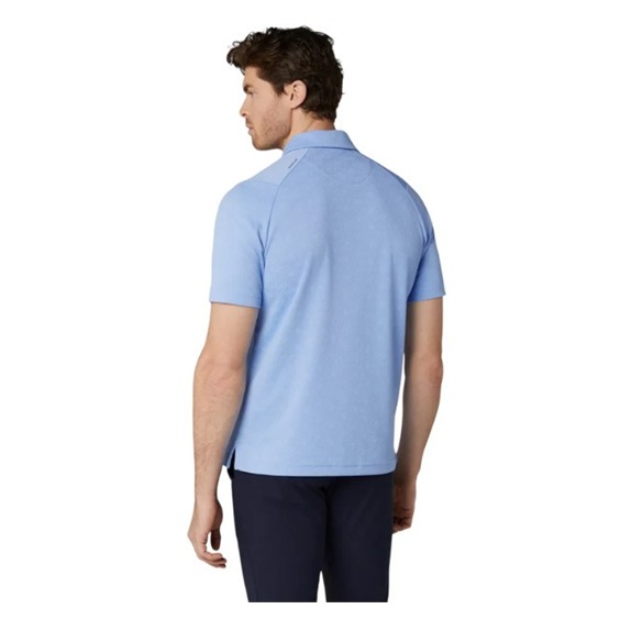 Callaway Odyssey Ventilated Jacquard Herren Poloshirt, vista blue