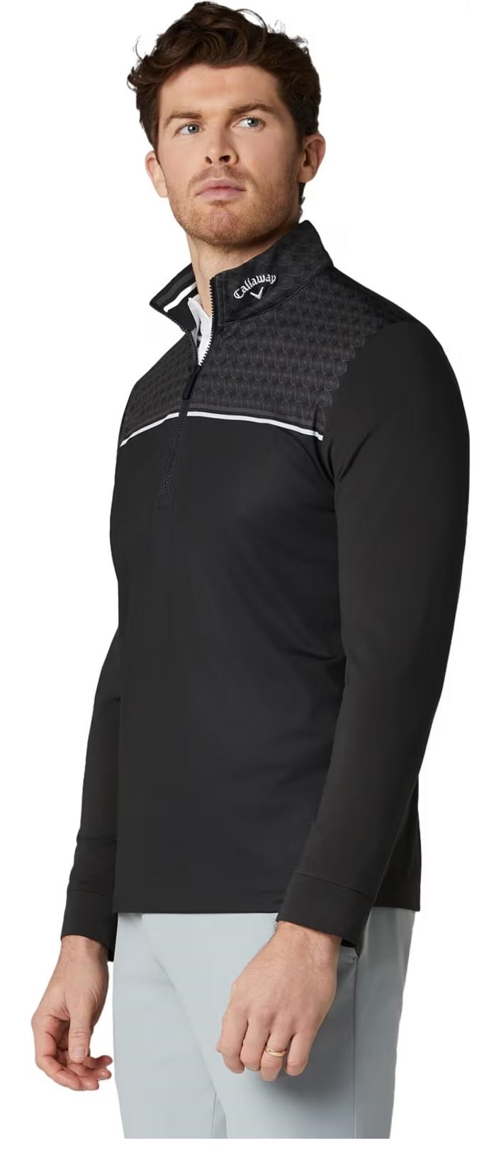Callaway Odyssey Printed Block Herren Sweatshirt, schwarz