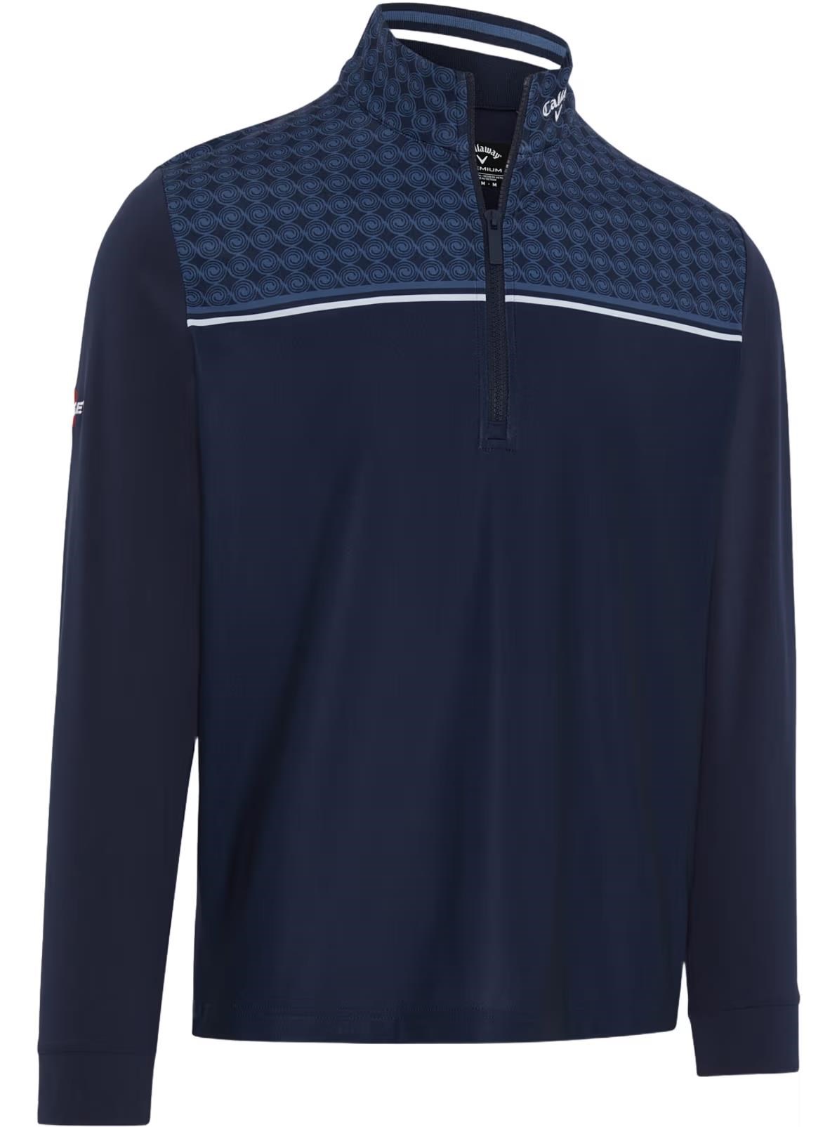 Callaway Odyssey Printed Block Herren Sweatshirt, dunkelblau