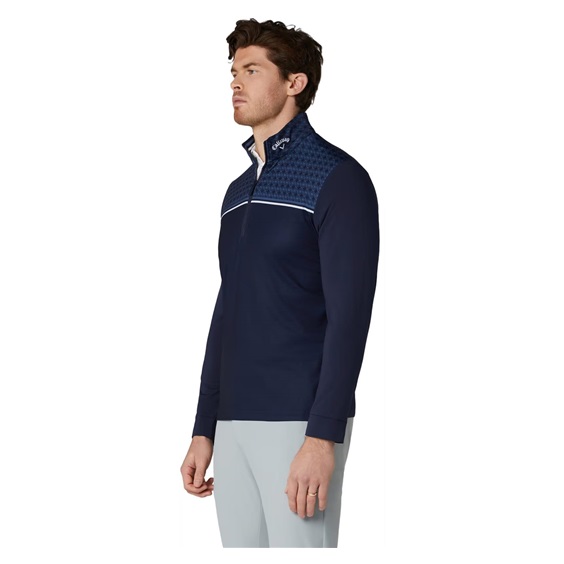 Callaway Odyssey Printed Block Herren Sweatshirt, dunkelblau