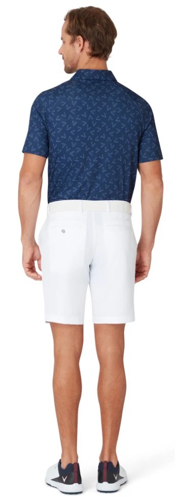 Callaway Blocked Printed Herren Poloshirt, dunkelblau