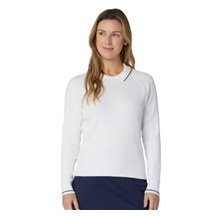 Callaway Collared Damen Pullover, weiss