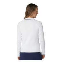 Callaway Collared Damen Pullover, weiss