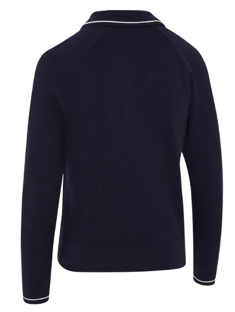 Callaway Collared Damen Pullover, peacoat
