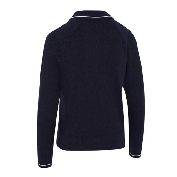 Callaway Collared Damen Pullover, peacoat