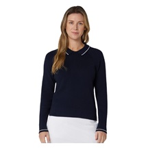 Callaway Collared Damen Pullover, peacoat
