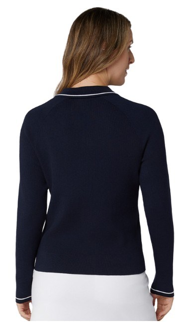Callaway Collared Damen Pullover, peacoat
