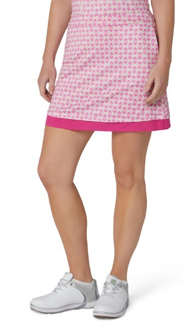 Callaway Deco Geo Printed Golfrock, fuchsia purple