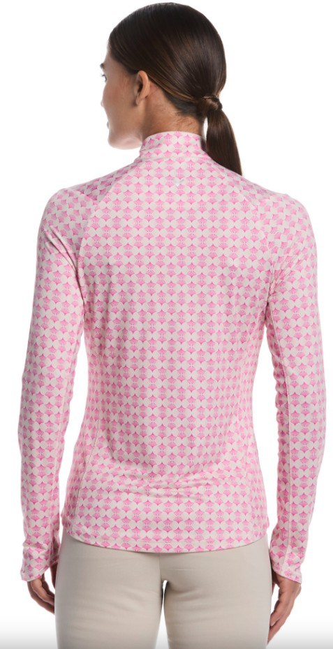 Callaway Deco Geo Printed Damen Sweatshirt, fuchsia purple