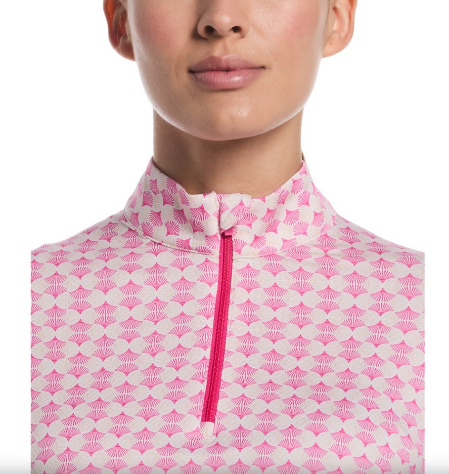 Callaway Deco Geo Printed Damen Sweatshirt, fuchsia purple