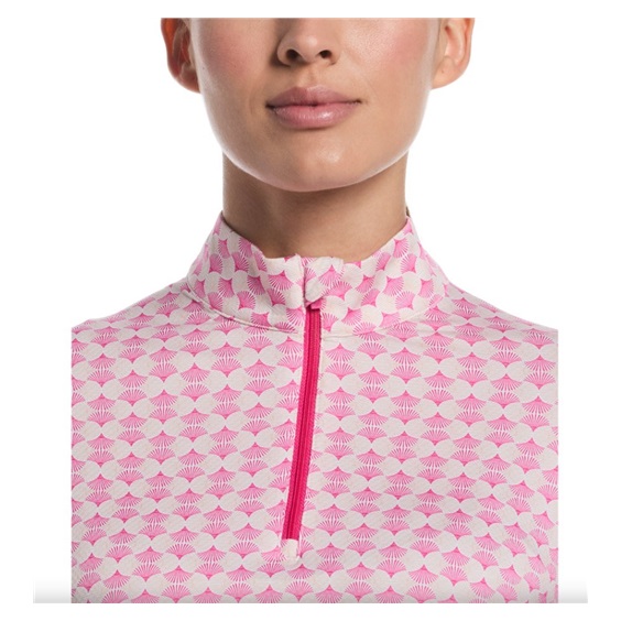Callaway Deco Geo Printed Damen Sweatshirt, fuchsia purple