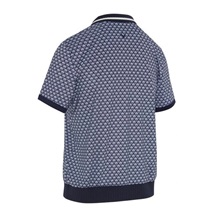 Callaway Scarf Geo Printed Damen Poloshirt, dunkelblau