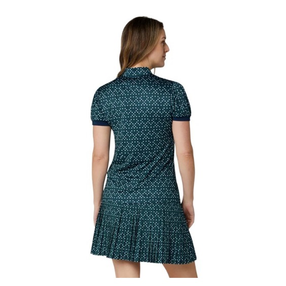Callaway Framing Geo Print Damen Poloshirt, peacoat