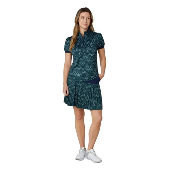 Callaway Framing Geo Print Damen Poloshirt, peacoat