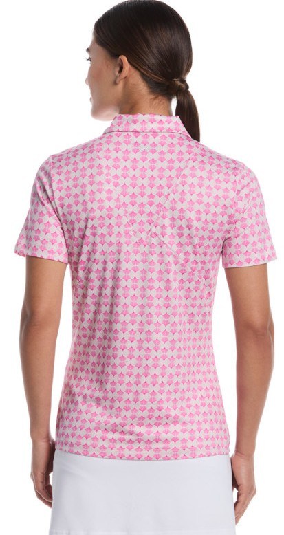 Callaway Deco Geo Print Damen Poloshirt, fuchsia purple