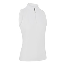 Callaway Rib Play Sleeveless Damen Poloshirt, weiss