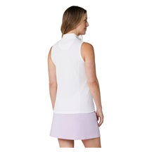 Callaway Rib Play Sleeveless Damen Poloshirt, weiss