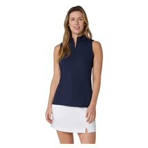 Callaway Rib Play Sleeveless Damen Poloshirt, peacoat
