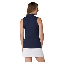Callaway Rib Play Sleeveless Damen Poloshirt, peacoat