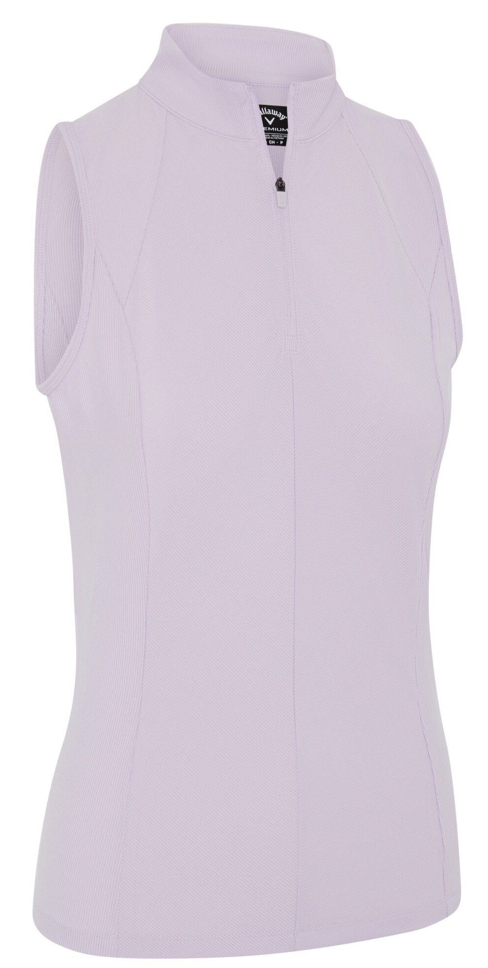 Callaway Rib Play Sleeveless Damen Poloshirt, pastel lilac