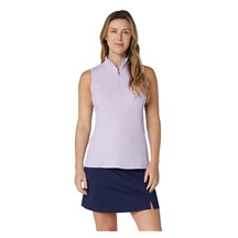 Callaway Rib Play Sleeveless Damen Poloshirt, pastel lilac