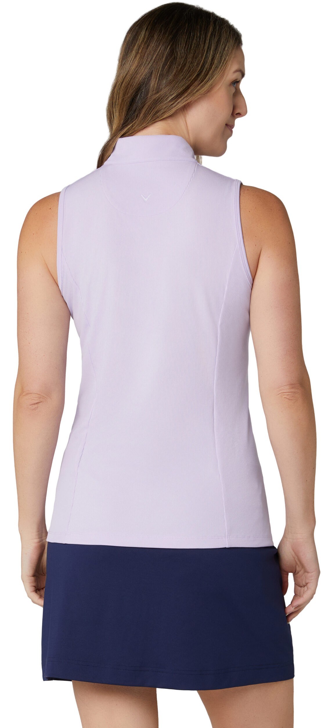Callaway Rib Play Sleeveless Damen Poloshirt, pastel lilac