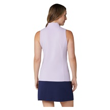 Callaway Rib Play Sleeveless Damen Poloshirt, pastel lilac