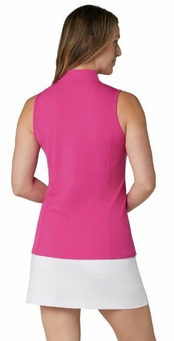 Callaway Rib Play Sleeveless Damen Poloshirt, rosa