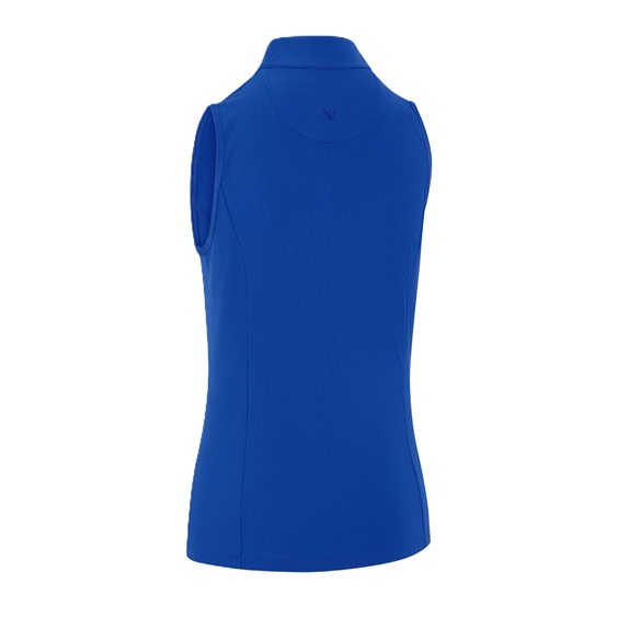 Callaway Rib Play Sleeveless Damen Poloshirt, blue tattoo