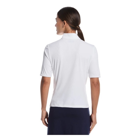 Callaway Rib Play Damen Poloshirt, weiss