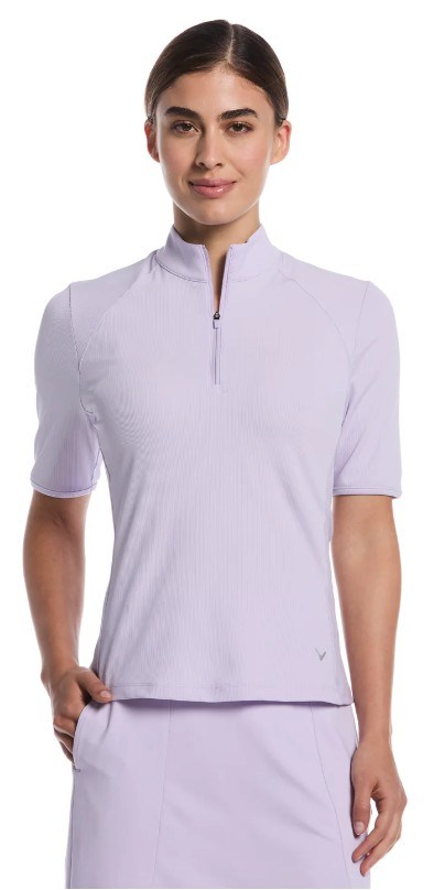 Callaway Rib Play Damen Poloshirt, pastel lilac