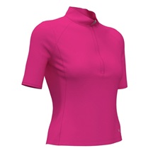 Callaway Rib Play Damen Poloshirt, fuschia purple