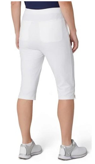 Callaway Hybrid Pull On Bermuda Damen Shorts, weiss