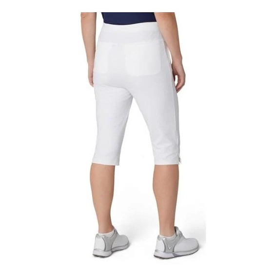 Callaway Hybrid Pull On Bermuda Damen Shorts, weiss