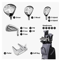 Callaway REVA 11PC Damen Golfset, +1"