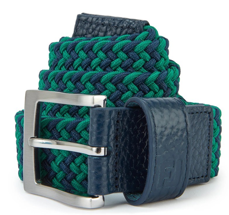 FootJoy Braided Unisex Gürtel, navy/field green