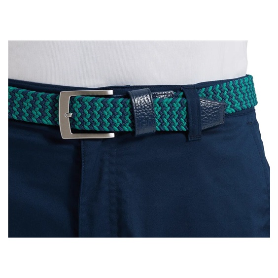 FootJoy Braided Unisex Gürtel, navy/field green