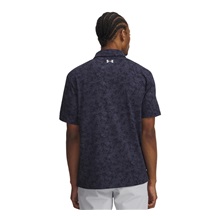 Under Armour Playoff 3.0 Printed Herren Poloshirt, midnight navy/white