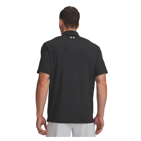 Under Armour Playoff Jacquard Herren Poloshirt, black/anthracite