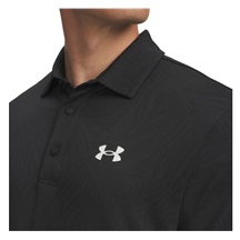 Under Armour Playoff Jacquard Herren Poloshirt, black/anthracite