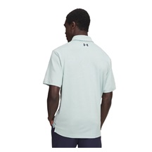 Under Armour Playoff Jacquard Herren Poloshirt, enamel blue/illusion green