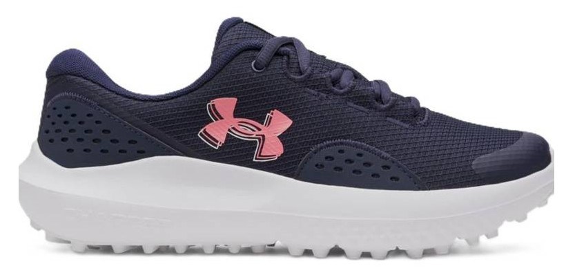 Under Armour Surge Damen Golfschuhe, midnight navy/white/bittersweet pink