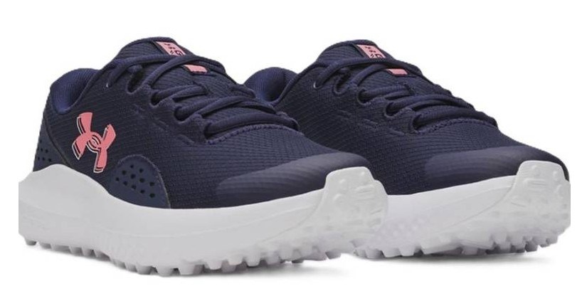 Under Armour Surge Damen Golfschuhe, midnight navy/white/bittersweet pink
