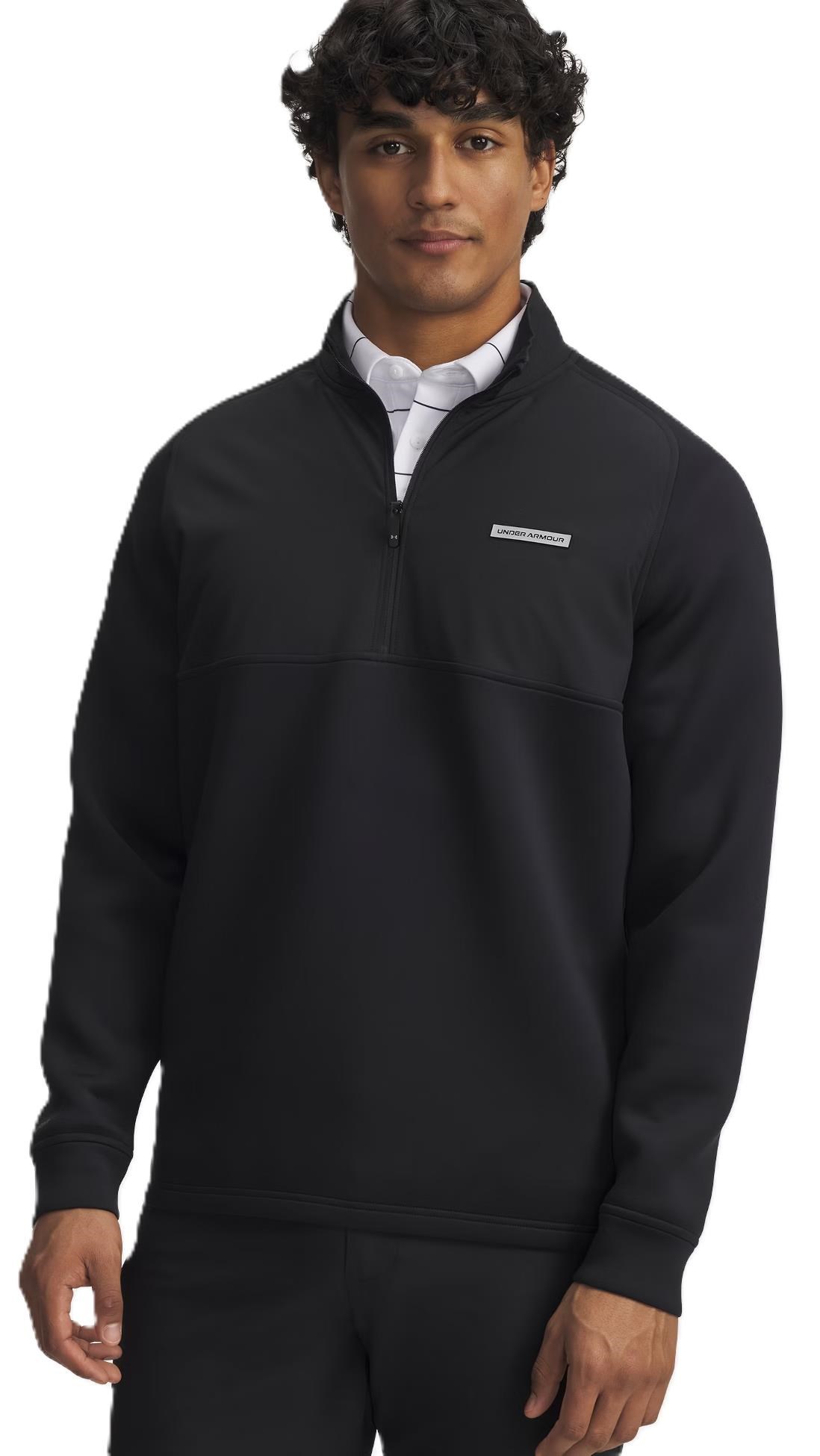 Under Armour Drive Pro Hybrid Half Zip Herren Sweatshirt, schwarz