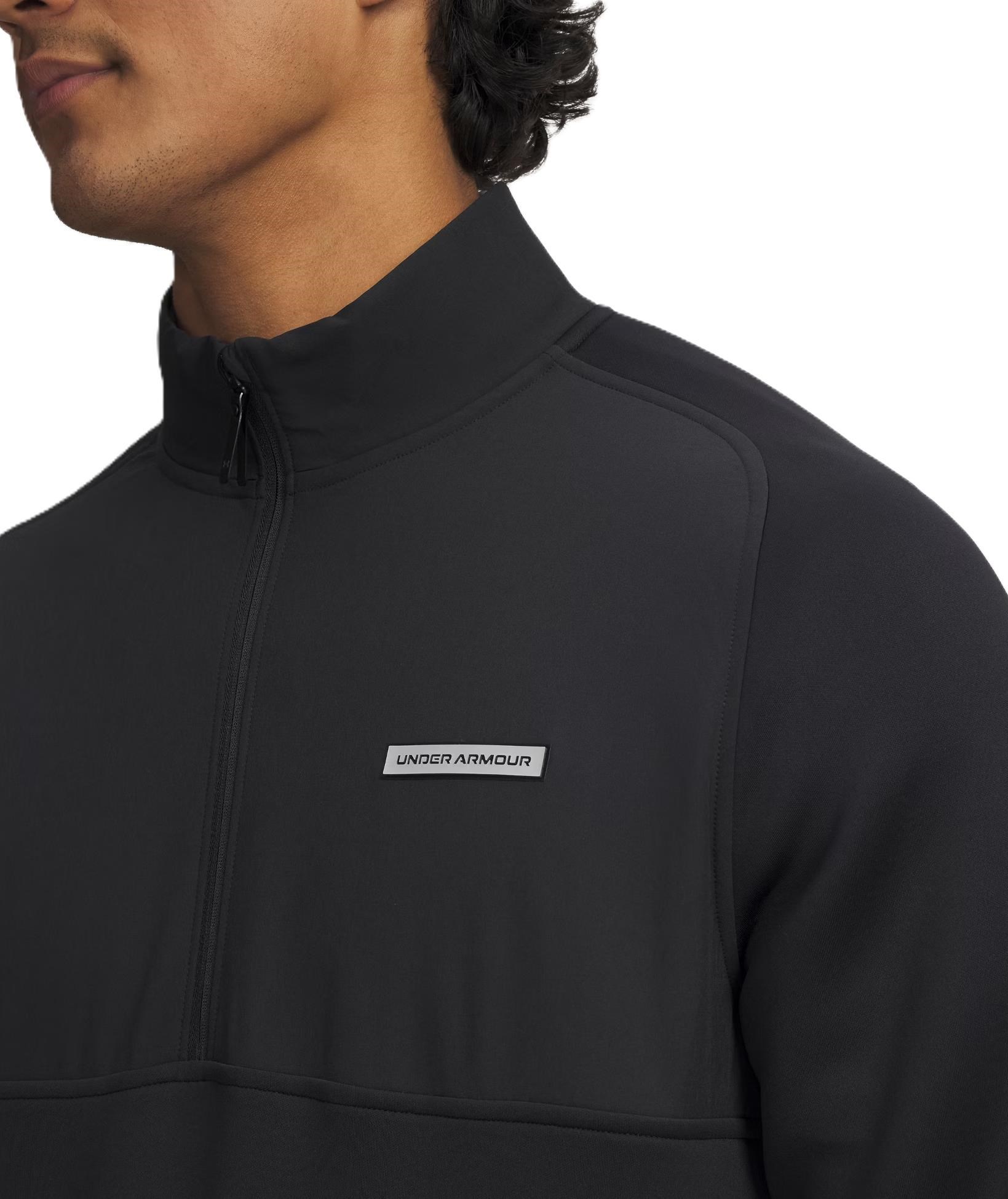 Under Armour Drive Pro Hybrid Half Zip Herren Sweatshirt, schwarz
